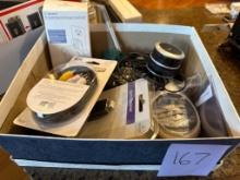 Box Lot of Assorted Items Including Electronics and Accessories