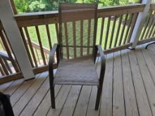 Outdoor Patio Chair with Mesh Back and Seat