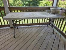 6 Ft. Lifetime Folding Table with Steel Frame