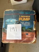Little Giant 1 Series Pump in Original Box