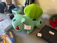Large Plush Bulbasaur Toy with Tag