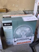 Sylvania 9-Inch High-Velocity Fan in Original Box