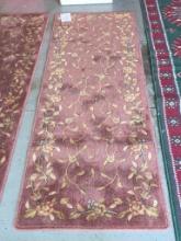 Sams Club Oriental Expressions 2 x 59 Runner Rug with Floral Design