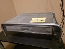 Metal Mesh Desk Organizer with Drawer