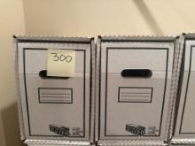 6 Empty Comic Book Storage Containers by DrawerBoxes