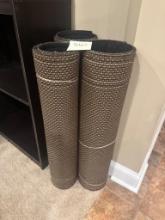 Three Floor Mats with Woven Design