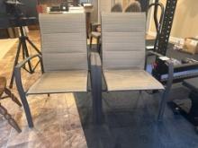 Hampton Bay Outdoor Chairs, 27.5 in x 23 in x 41 in