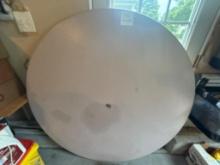 Round Tabletop, 55-Inch Diameter with Center Hole