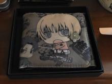 Attack on Titan Anime-Themed Printed Wallet with Gift Box