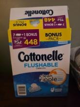Cottonelle Flushable Wipes Bonus Pack (4 Packs Total)