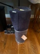 MicroDry Memory Foam Bath Mat in Navy Blue