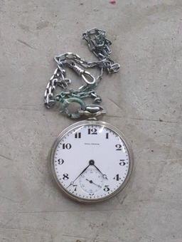Waltham Pocket Watch with Chain