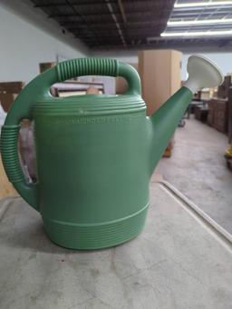Green Plastic Watering Can by Style Selections, 1.75L Capacity