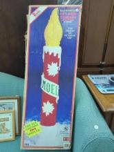 Empire 40 Illuminated Noel Candles in Original Box (Two Pieces)