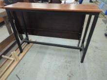 Mr Ironstone Table with Wood Top and Metal Frame