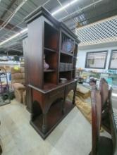 Large Wooden Hutch with Drawers and Shelves, Measuring 55 in x 20.5 in x 83.5 in