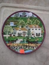 Collector Plate: Inns of the Week  Gingernut Valley Inn by Charles Wysocki