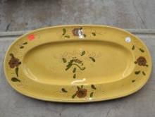 Vietri Hand-Painted Ceramic Platter, Made in Italy, 2010.5 In