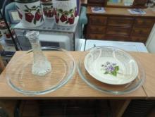 Items To Include Glassware, Porcelain Plate, and Crystal Vase