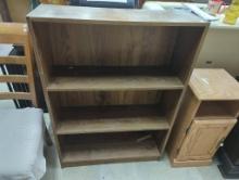 Wooden Bookshelf Measuring Approximately 30 x 9.5 x 41.5 Inches