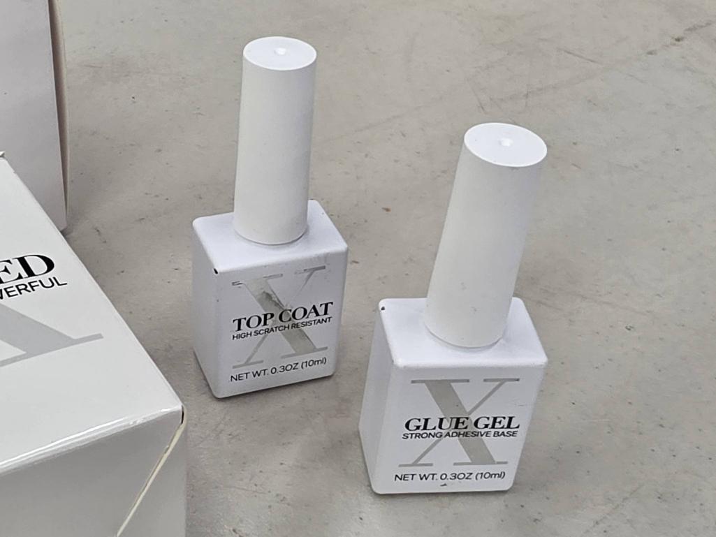 SXC Cosmetics X-Pro Tips Acrylic Soft Gel System, Opened Box