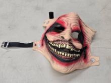 Rubber Full-Face Mask with Strap in Opened Packaging
