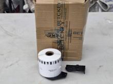 Betckey Premium Labels, 6 Rolls Compatible with Brother DK-2205, 62mm x 30.43m