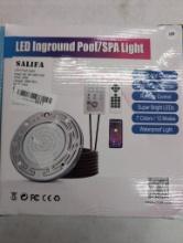 SALITA LED Inground Pool/Spa Light With 7 Colors and 12 Modes