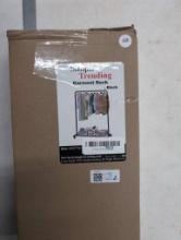 Shape Trending Garment Rack in Black, Open Box