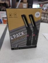 4-Pack Upgraded LED Rechargeable Work Lights, New in Box