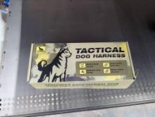 Tactical Dog Harness in Open Box With No Size Indicated