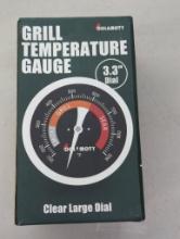 Dolamoty Grill Temperature Gauge with 3.3-Inch Dial and Wide Range