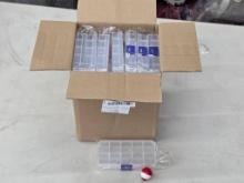 24 Fishing Tackle Boxes with Red and White Floats
