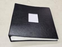 Black Photo Album with Opened Packaging