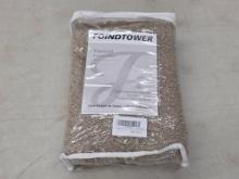 Foindtower Beige Textured Pillow Covers, Pack of 2, New