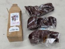 SuCoo Kanekalon Jumbo 3-Piece Pack 24 Inch (A8), Opened Box
