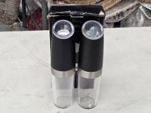 Forlim Electric Salt and Pepper Grinder Set, Model KDL-594-L-2B