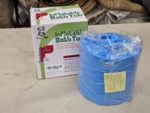 PandaEar Inflatable Baby Bath Tub with Air Pump