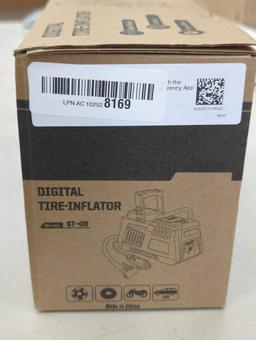 Digital Tire Inflator Model ST-08, Open Box, Sold As-Is
