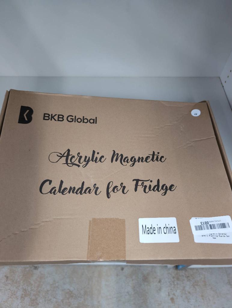 #) Acrylic Magnetic Calendar for Fridge by BKB Global