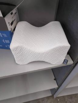 Ergonomic Memory Foam Knee Pillow with Washable Cover