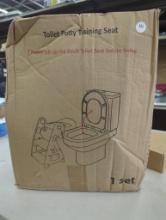 Toilet Potty Training Seat with Ladder  Sold As Is