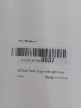 18-9cm Dark Grey Item with Grooves, New, Made in China