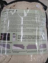 1-Piece Sofa Slipcover with Strap, Beige
