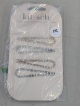 Kitsch Metal Rhinestone Hair Pin Set