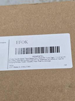 EFOK Double-Sided Foam Tape, 1 Inch x 16.5 Feet