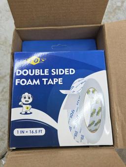 EFOK Double-Sided Foam Tape, 1 Inch x 16.5 Feet