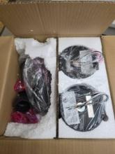 Model WL015B-MK Black Wall Light Fixtures with Hardware