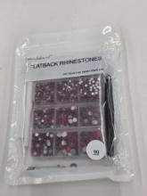 Pack of Flatback Rhinestones with Multiple Compartments