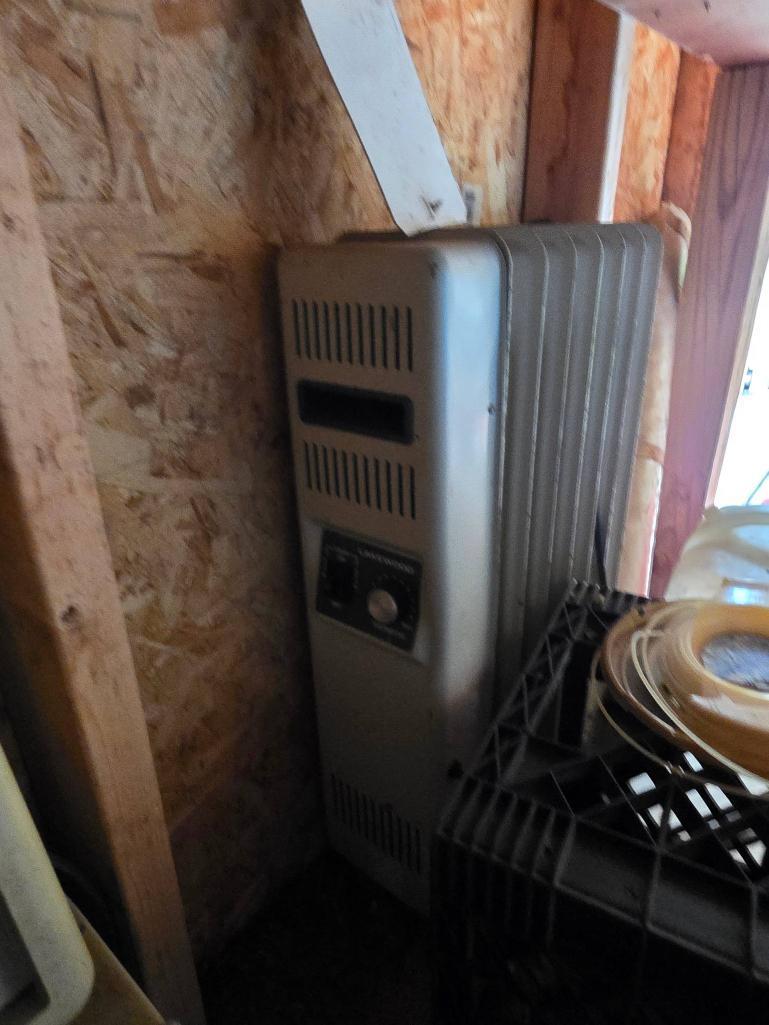 PowerCraft Equipment, Cables, Gas Cans, and Miscellaneous Contents Under Table